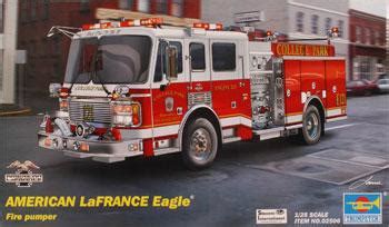 Trumpeter '02 American LaFrance Eagle Fire Pumper Plastic Model FIretruck Kit 1/25 Scale #02506