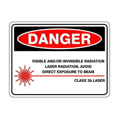 Class 3b Laser - Visible And/Or Invisible Laser Radiation Avoid Direct ...