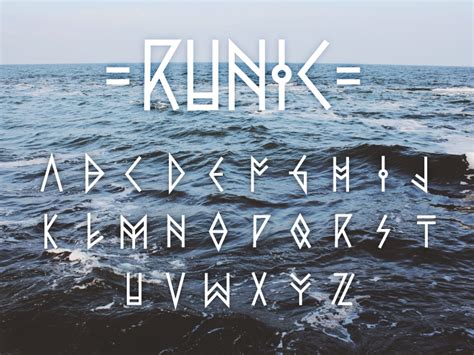 Runic Typeface by Erik Knutson on Dribbble