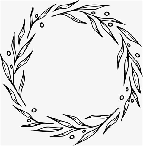 Flower Garland Drawing | Free download on ClipArtMag