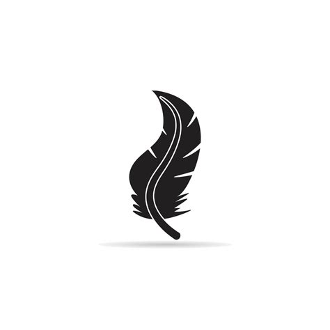 black feather vector illustration 8146329 Vector Art at Vecteezy