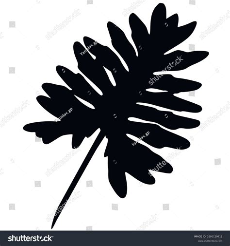 Palm Leaf Silhouette Vector Graphics Stock Vector (Royalty Free) 2180129811 | Shutterstock