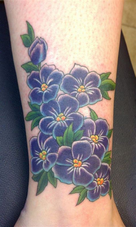 Pin by Erica Amundson on Tattoos | Violet tattoo, Violet flower tattoos, Tattoos