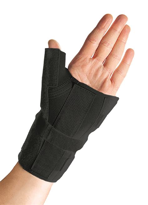 Thermoskin Wrist Brace with Thumb Splint, OSFM, Left - Walmart.com - Walmart.com