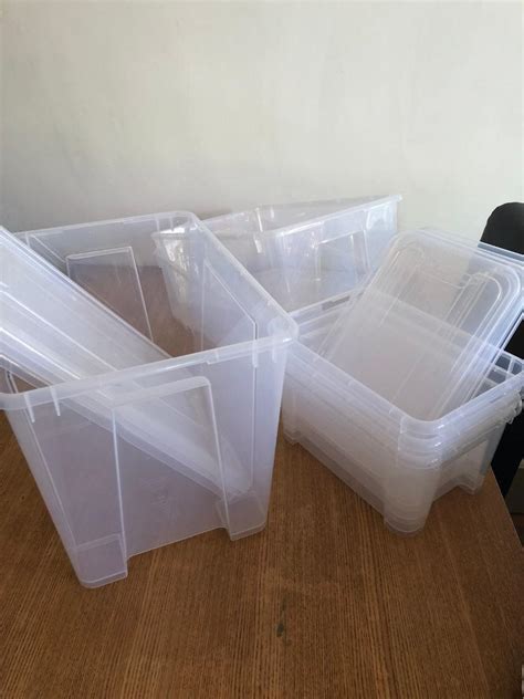 Ikea Plastic Storage Boxes with lids | in Chiswick, London | Gumtree