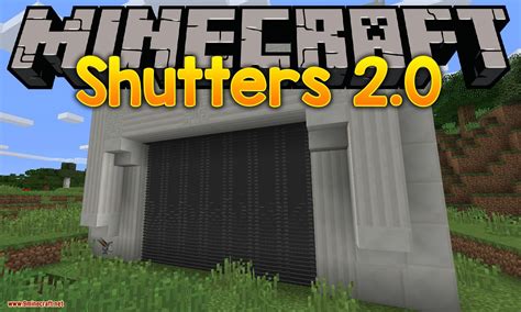 Shutters 2.0 Mod 1.12.2 (Giving You the Edge on Other Doors) - MINECRAFT, FORTNITE, PUBG, ROBLOX ...