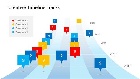 Creative Timeline Tracks PowerPoint Template - SlideModel