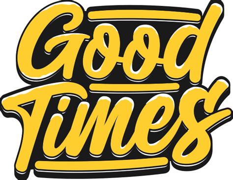 Good times Illustration in PNG, SVG