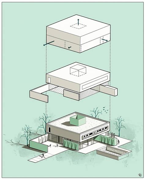 Cubic House by @fer__neyra | Tag #illustrarch to get feature | Donat Architecture Design ...