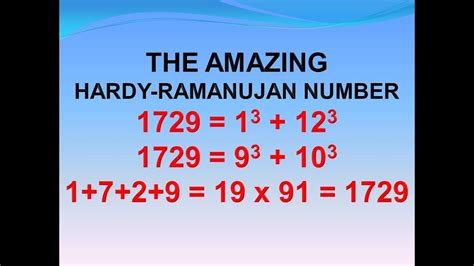 Why is 1729 known as the Ramanujan number? – From chalk to Talk The Art of Teaching