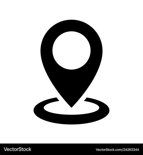 Location icon Royalty Free Vector Image - VectorStock