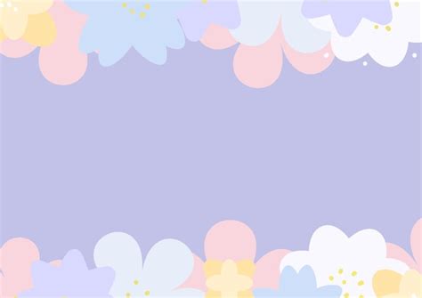 Premium Vector | Cute frame with pastel colors and abstract shapes