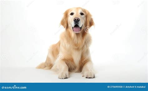 Golden Retriever Puppy Playing, Smile Face Stock Illustration ...