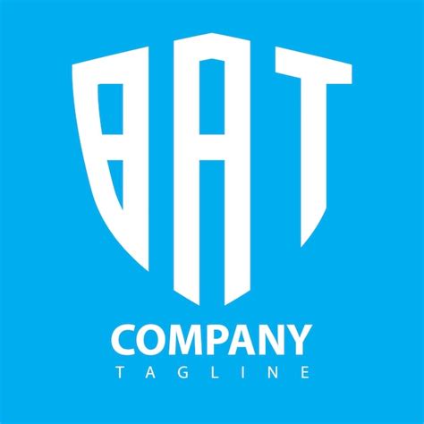 Premium Vector | Blue bat logo with a blue background