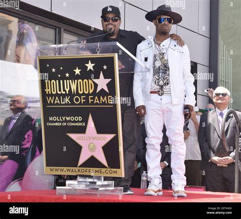 (L-R) Ice Cube and Sir Jinx at the Ice Cube Star On The Hollywood Walk ...