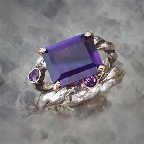 amethyst engagement ring | heather reilly, metalsmith