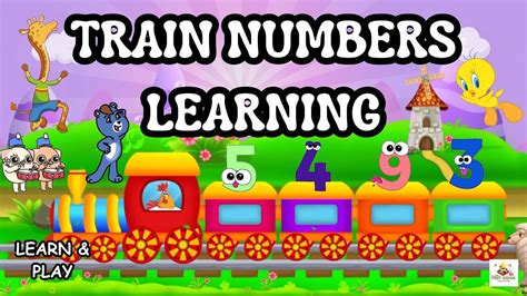 New Train Numbers Learning for Kids | Animation | Childrens | Kids ...