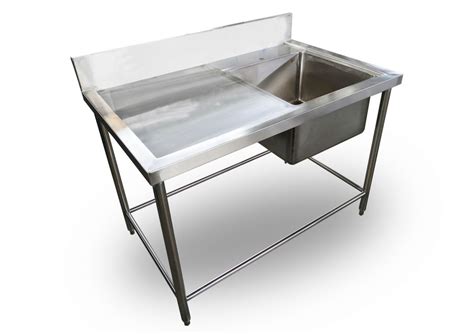 Stainless Steel Single Bowl Sink Table • Murah Kitchen Marketplace Malaysia