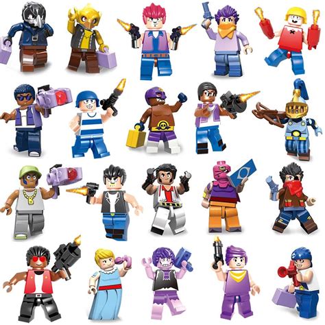 Game Brawl Mini Toy Figure Play Set Star Bo Brock Bull El Primo Tara ...