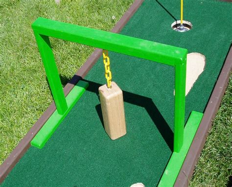 Mini Golf Obstacles Homemade