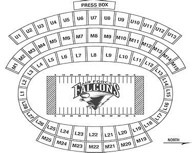 Air Force Football Stadium Seating Chart | Elcho Table