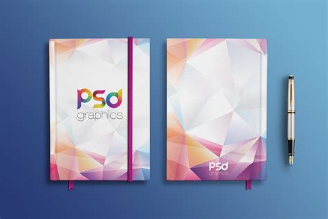 Notebook Front & Back Mockup Free PSD – Download PSD