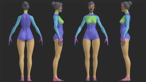 Character Reference Sheet, Character Model Sheet, Character Modeling, Map Artwork, Topology ...