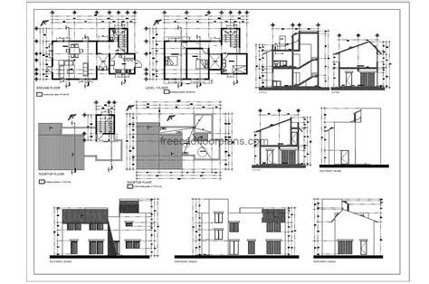 Cad House Plans Free Download - Image to u