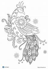Mandalas To Print And Color Peacock sketch template