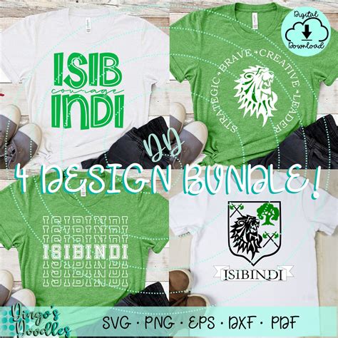 Isibindi House Bundle Set SVG PNG Print Sub Cut Files - Etsy