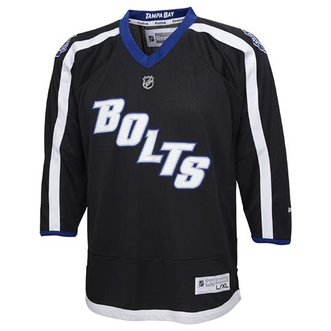 Reebok Tampa Bay Lightning Youth Black Replica Alternate Jersey