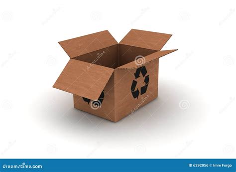 Recycle - empty cardboard stock illustration. Illustration of ...