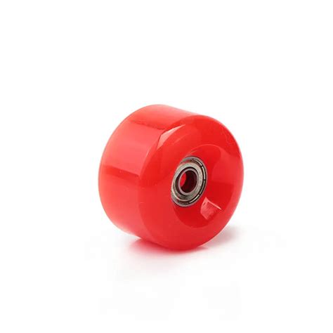 Red Roller Skate Wheels With Bearings Traditional 58*32mm Double Skates ...