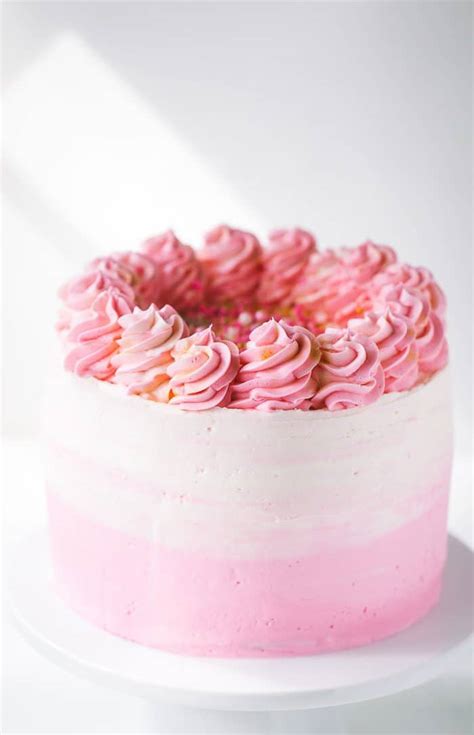 Pink Ombre Cake - A Classic Twist