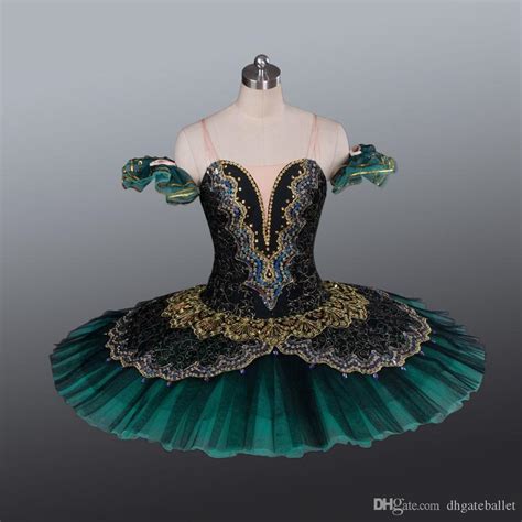 2020 Performance Professional Classical Ballet Tutus Adult Black Green ...