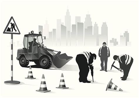 Royalty Free Road Construction Clip Art, Vector Images & Illustrations ...