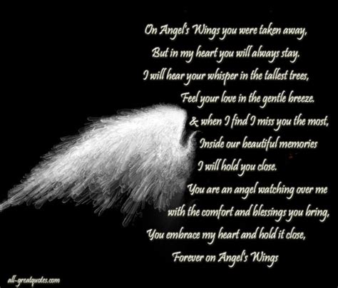 Memorial Angel Poems And Quotes. QuotesGram