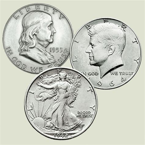 Historic U.S. Silver Half-Dollars