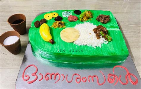 Onam special Onam sadhya cake - The Slice Homemade cakes | Facebook