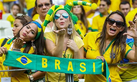 HD wallpaper: Brasil Girls, Brazil, Football Fans, Brazilian, Sending ...