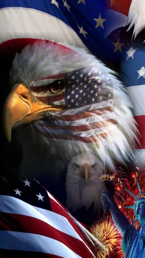 Eagle Wallpaper 4k Iphone | mywallpapers site in 2020 | American flag ...