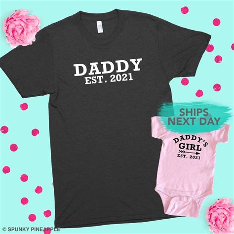 Dad Girl Gifts Personalized Father's Day Set Daddy Est. - Etsy