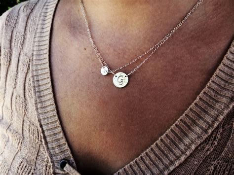 Handmade Personalized Initial Jewelry | Gosia Meyer Jewelry | Initial necklace, Initial necklace ...