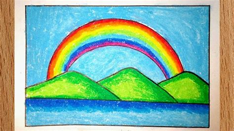 Rainbow Nature Easy Scenery Drawing - Here presented 63+ natural scenery drawing images for free ...