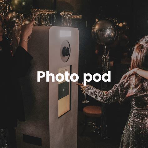 Photo Pod | Portable Studio Photo Booth Hire - Megabooth