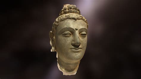 Buddha head sculpture - Download Free 3D model by HoangHiepVu [739d2c8] - Sketchfab