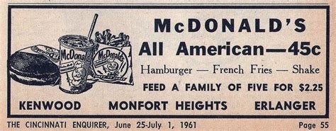 Vintage McDonald’s Advertisements in the 1960s ~ vintage everyday