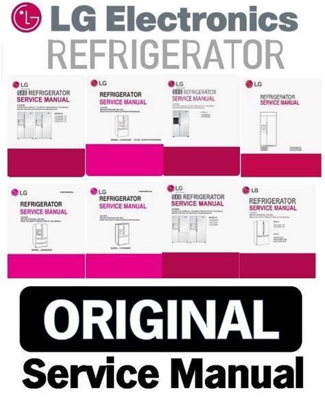 LG Refrigerator Service Manual and Repair Guide