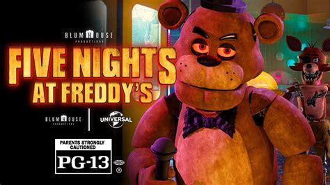 Five Nights at Freddy's Movie (2023) - PG-13 Rating Reveal Announcement ...