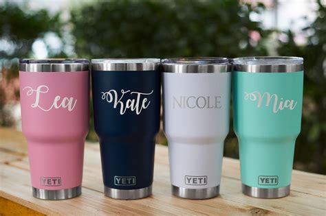 Personalized Yeti Cup 20oz & 30oz Custom Yeti Tumbler Engraved | Etsy | Custom yeti tumblers ...